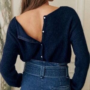 Sezane Gaspard Sweater in Navy in Size XS